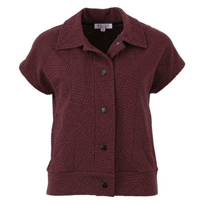 Enjoy Gilet jaquard Port
